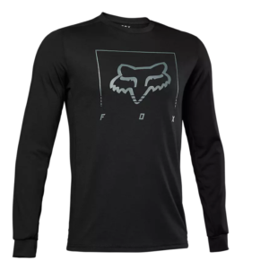 FOX Ranger Drirelease Mid LS Tred Black Jersey