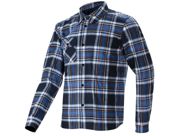 ALPINESTARS Whistler Wind Block Plaid Blue Shirt