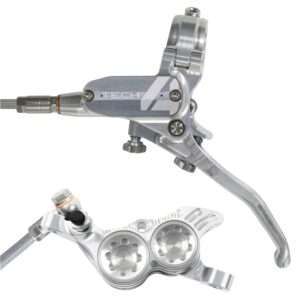 HOPE Freno Tech4 V4 Braided Silver Silver Front
