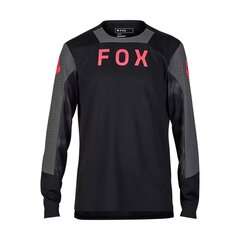 Fox Defend LS Taunt Black Jersey