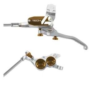 HOPE FRENO TECH4 E4 BRAINDED FRONT SILVER BRONZE