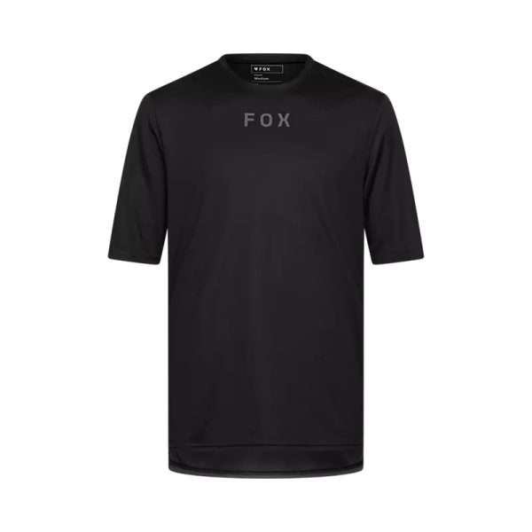 FOX Ranger SS Jersey Wordmark Black