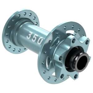 DT SWISS 350 15MM 6-BOLT disk front hub – 110mm boost - turquoise