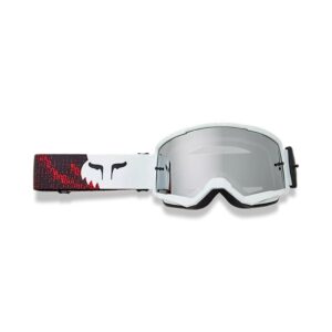 FOX Main Karios Goggle Spark White/Fluorescent Red