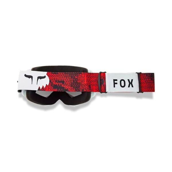 FOX Main Karios Goggle Spark White/Fluorescent Red - immagine 2
