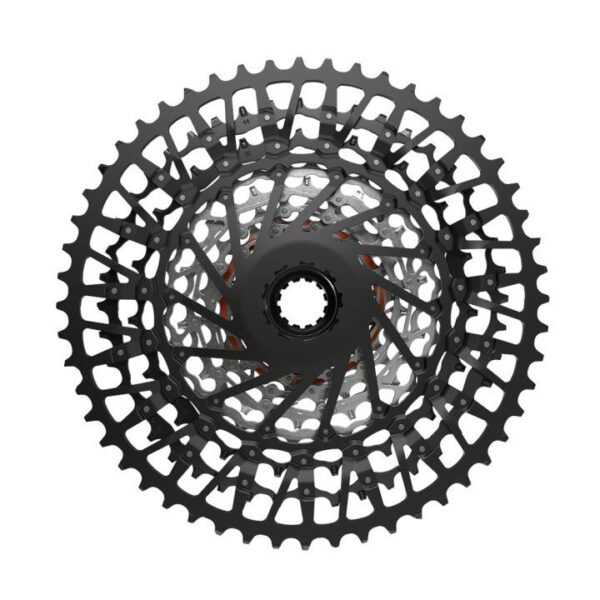 sram pacco pignoni sram xs-1275 t-type 12 v 10-52t xd-body nero - immagine 2