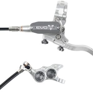 HOPE EVO TR4 Silver/Smoke Braided L/H