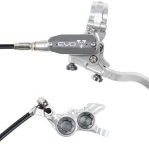 HOPE EVO GR4 Silver/Smoke Braided L/H