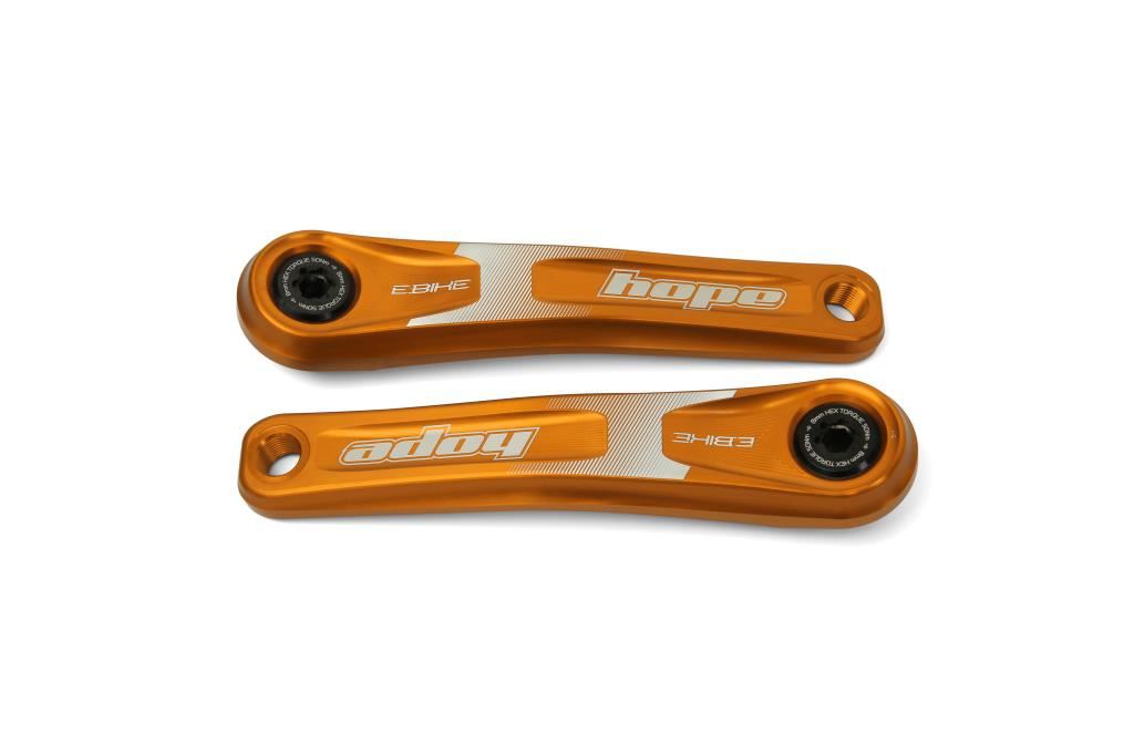 HOPE E-Bike Crankset 155mm Orange